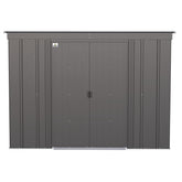 Arrow | Classic Steel Storage Shed, 8x4 ft., Charcoal CLP84CC